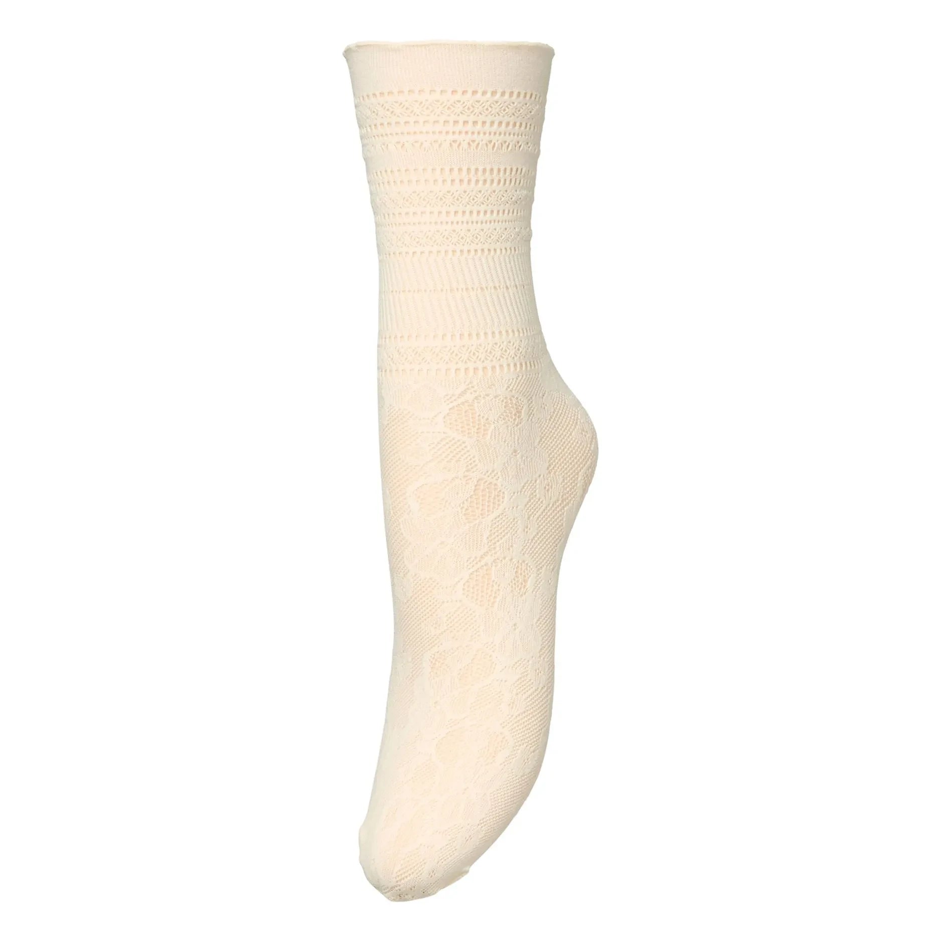 Becksöndergaard - Calcetines de encaje Bloom | Negro