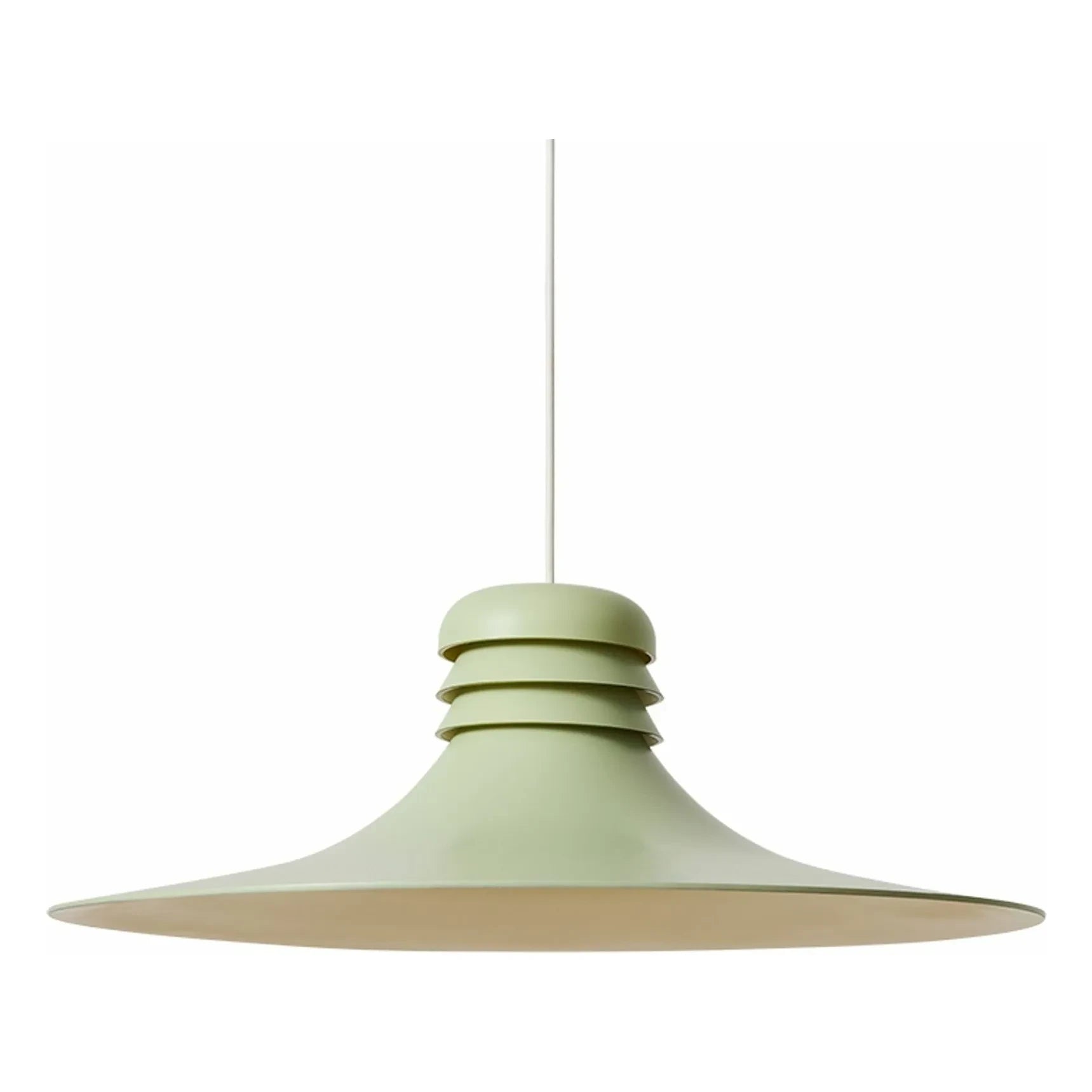 HKliving - Lámpara colgante Flare | Verde menta