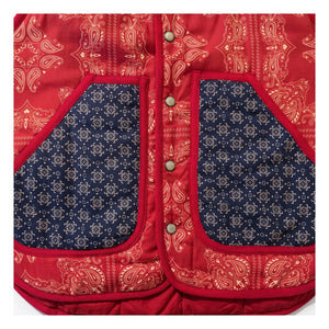 Hundred Pieces - Maria Bandana Kolsuz Ceket | Koyu kırmızı