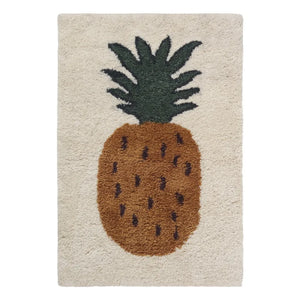 Ferm Living Kids - Alfombra de lana Fruiticana piña