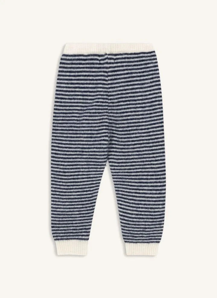Konges Sløjd - Pantalón de lana a rayas Berle | Azul