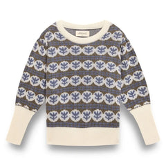 birinit - Julieta jersey de lana merina | Azul