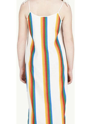 The Animals Observatory - Vestido a Rayas Hummingbird | Blanco