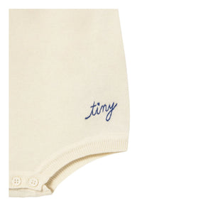 Tinycottons - Body de tirantes fruncido | Blanco