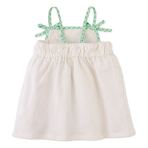 Gingersnaps - Vestido bordado Aviana | Blanco