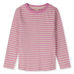 Gray Label - Camiseta de algodón orgánico a rayas | Rosa