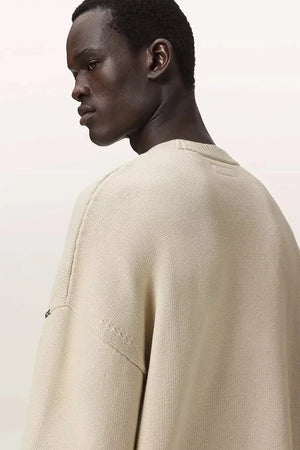Sudadera oversize de algodón AllSaints para hombre CROSSED