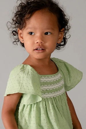 Vestido de algodón para niña Mayoral
