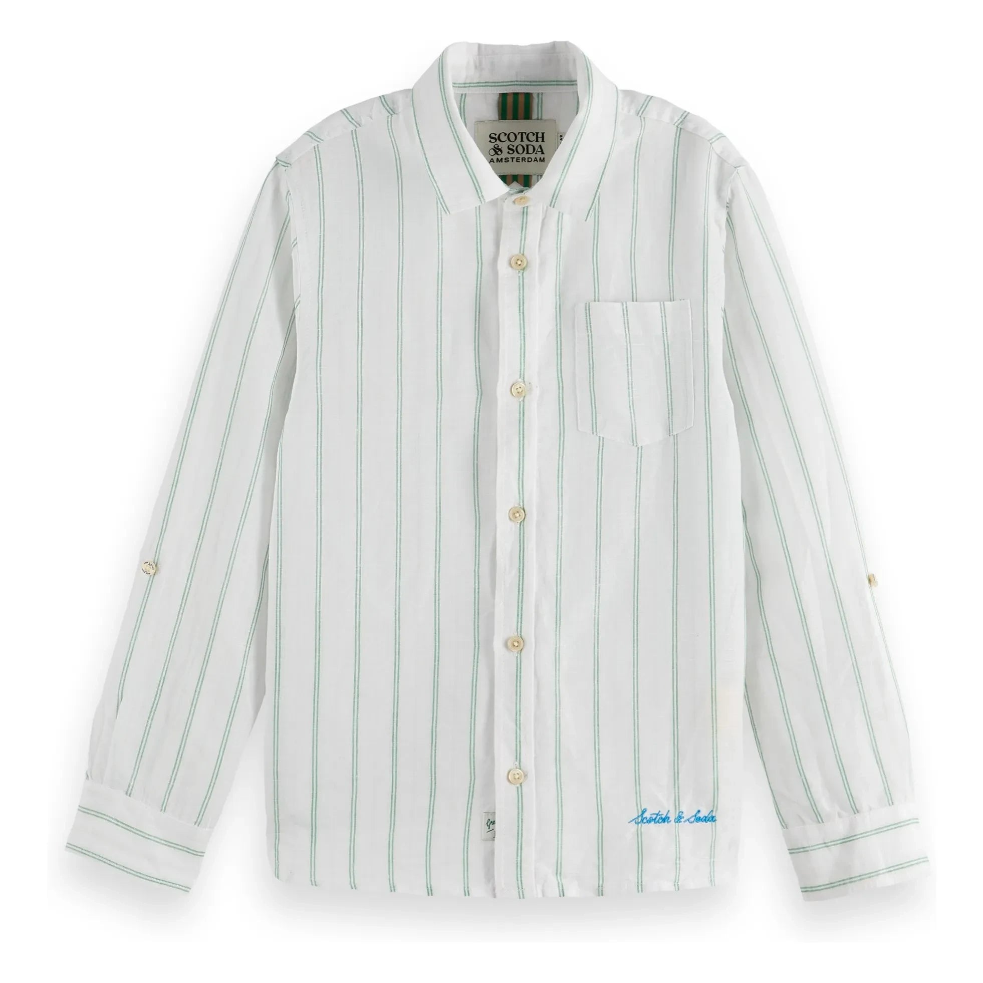 Scotch & Soda - Camisa de rayas | Blanco