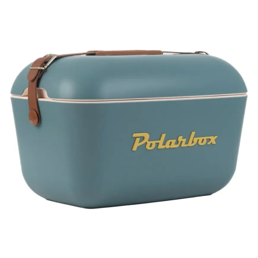 Polarbox - Nevera portátil con asa de color | Azul celeste