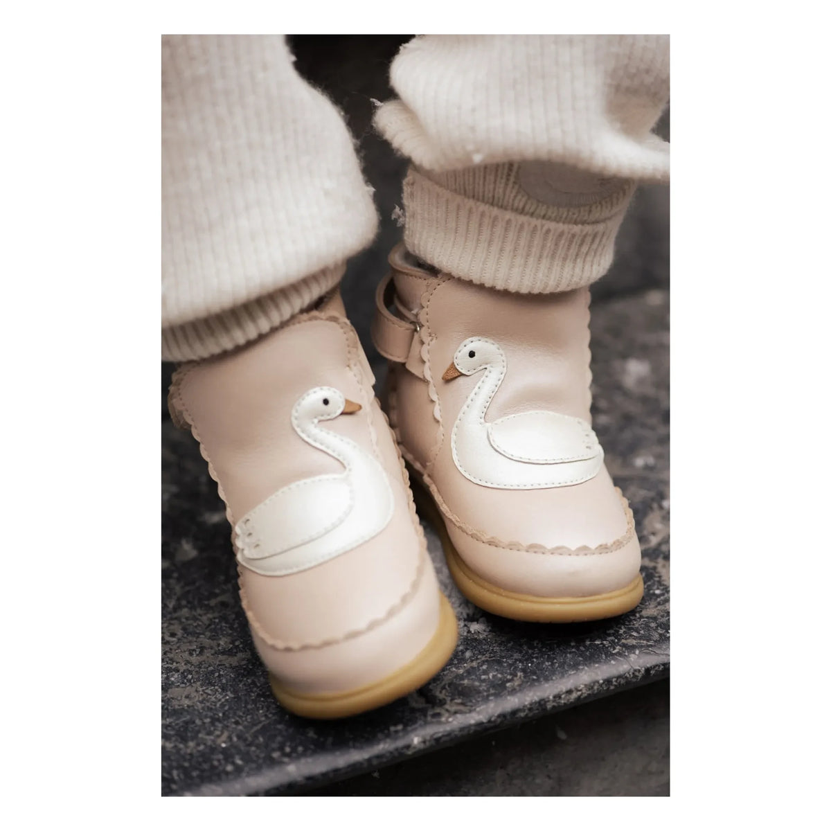 Donsje - Botas Sify Cygne Irize | Rosa pálido