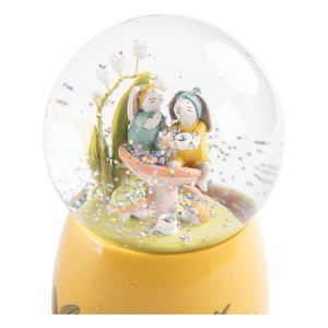 Moulin Roty - Globo de nieve musical - Trois petits lapins