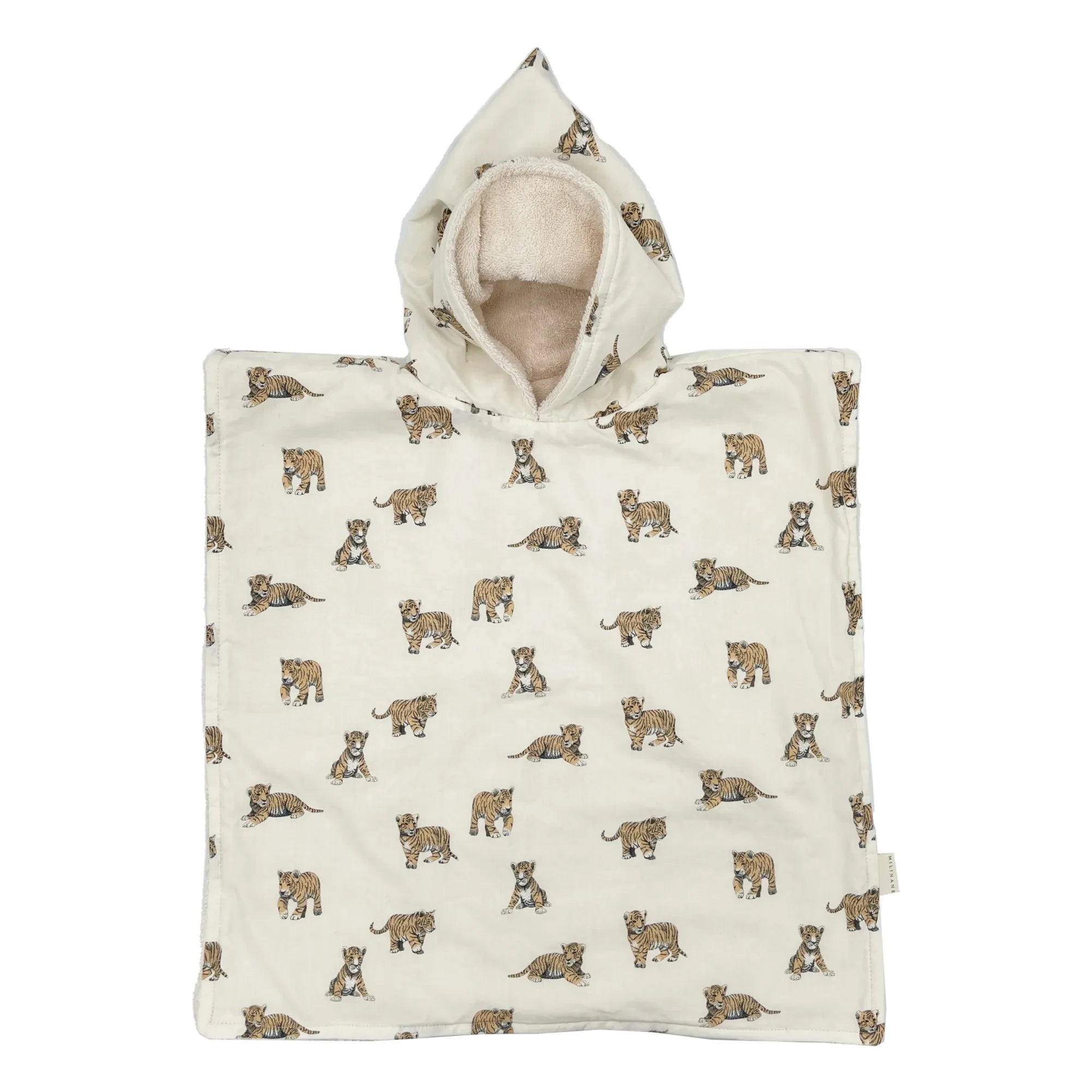 Milinane - Poncho de Baño Teo | Blanco