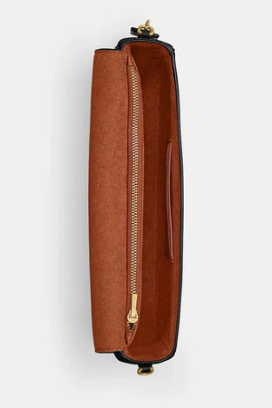 Bolso de cuero Coach Brook Flap Chain