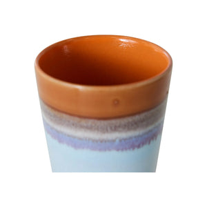HKliving - Taza de gres | Azul claro