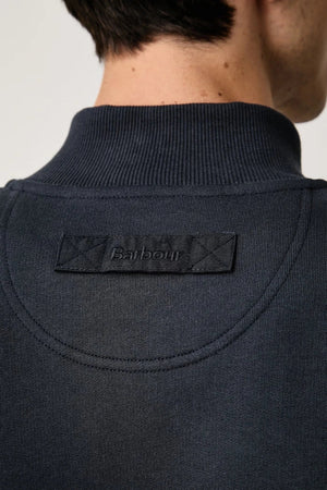 Sudadera Caldbeck Barbour de algodón con cremallera para hombre