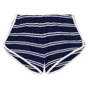 We Are Kids - Juju Shorts de algodón orgánico a rayas | Azul marino