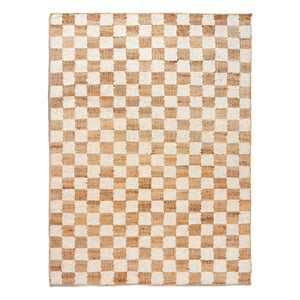 Ferm Living - Alfombras de lana y yute escocesas | Crema