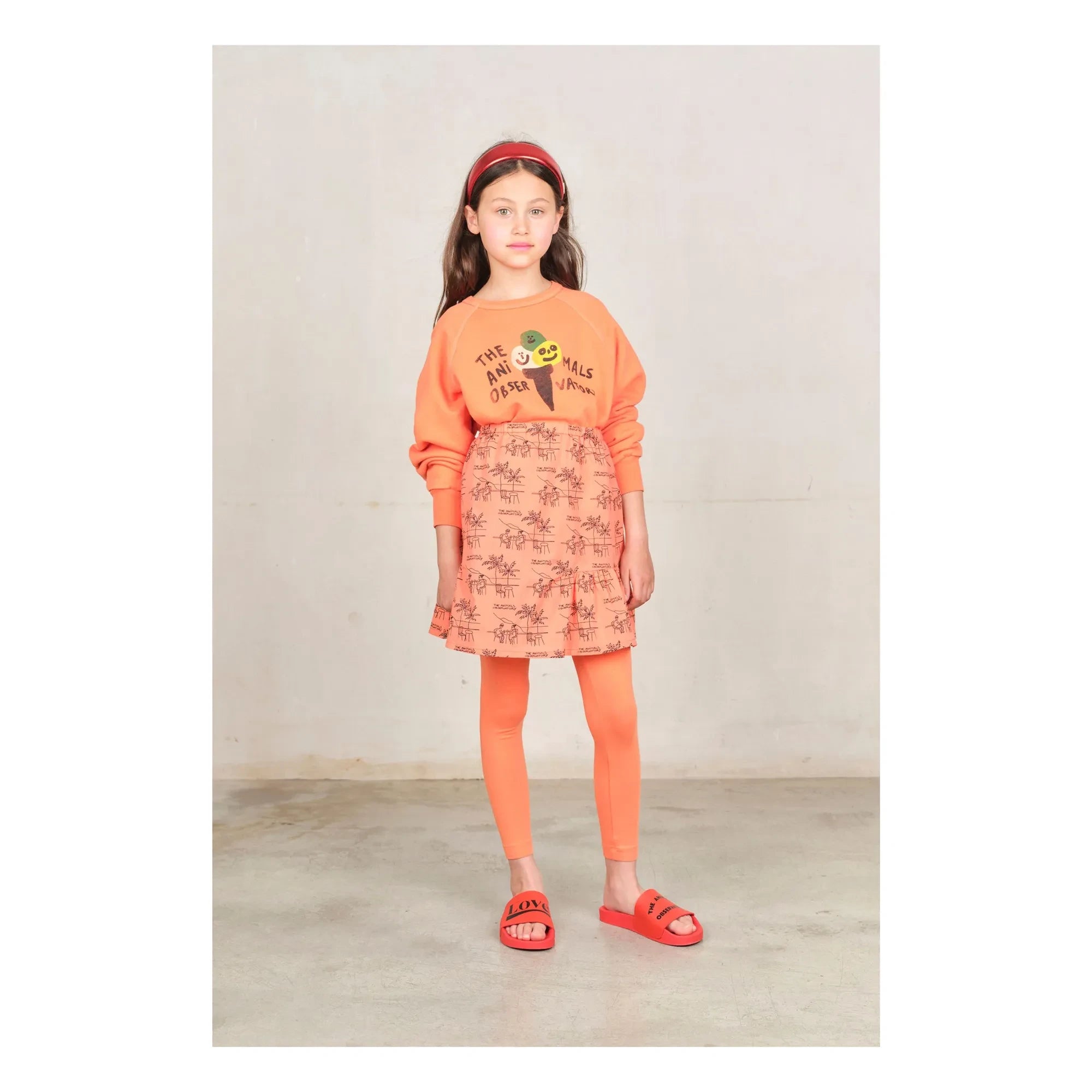 The Animals Observatory - Sudadera Shark Glace | Coral
