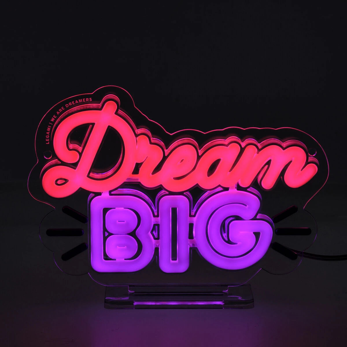 Legami - Mini Neon-Effect LED Sign - Es un Signo Mini - Sueña en Grande