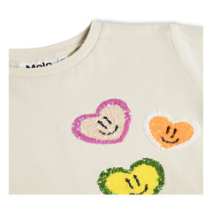 Molo - Camiseta de Corazón Ranva Algodón Orgánico | Crudo