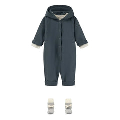 Gray Label - Buzo con capucha de algodón orgánico | Azul grisáceo