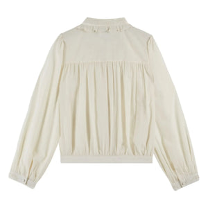 Emile et Ida - Blusa bordada Charline | Crudo