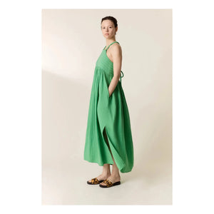 Leon & Harper - Vestido Romee de algodón orgánico | Verde agua