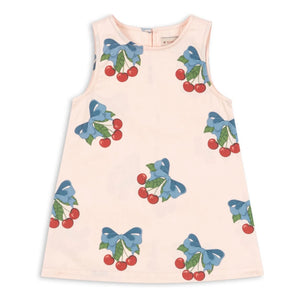 Konges Sløjd - Vestido de algodón orgánico Frankie Cerises | Rosa