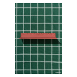 Nobodinoz - Estante de pared Vibes 50x16 cm | Terracota