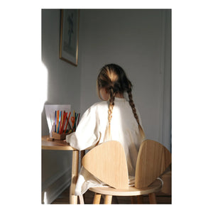 Nofred - Escritorio Escolar de Roble y Silla Ratoncita | Roble