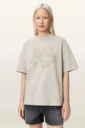 Camiseta de algodón para mujer AllSaints INSIGNIA