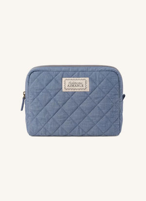 Editions Aimable - Bolsa de cosmética Toscana | Chambray azul