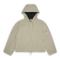 Rains - Chaqueta Corta con Cordón Hardshell W3 | Beige