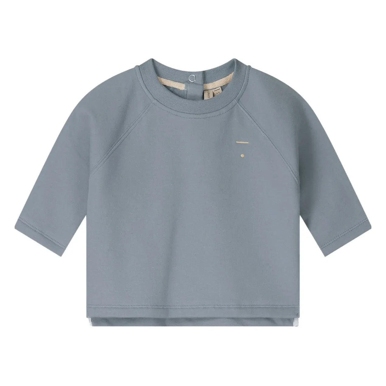 Gray Label - Sudadera lisa de algodón orgánico | Gris