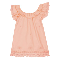 Bonton - Vestido Bordado Anna | Rosa empolvado
