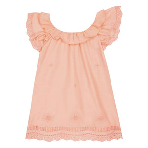 Bonton - Vestido Bordado Anna | Rosa empolvado