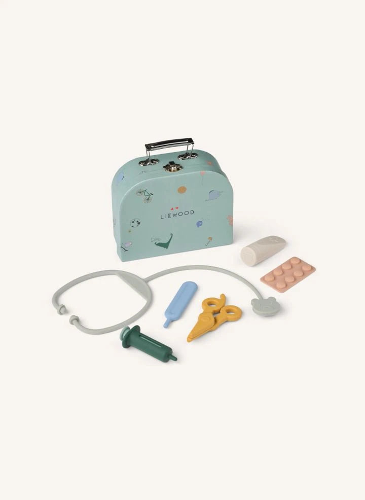 Liewood - Set del Dr. Leif | Mezcla multicolor verde primavera