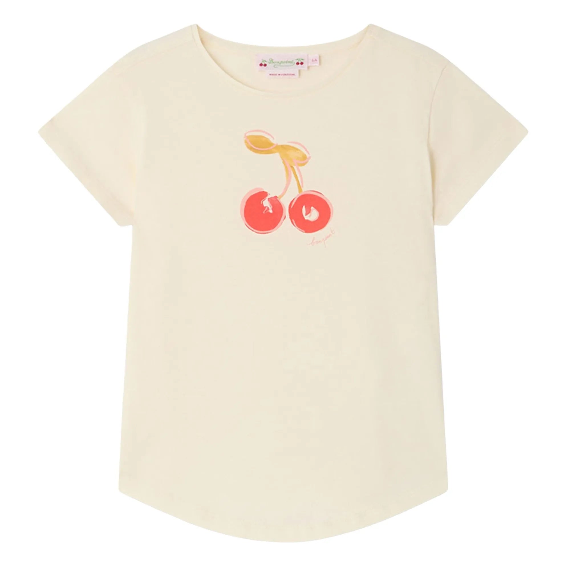 Bonpoint - Camiseta de algodón orgánico Aada Kiraz | Crudo