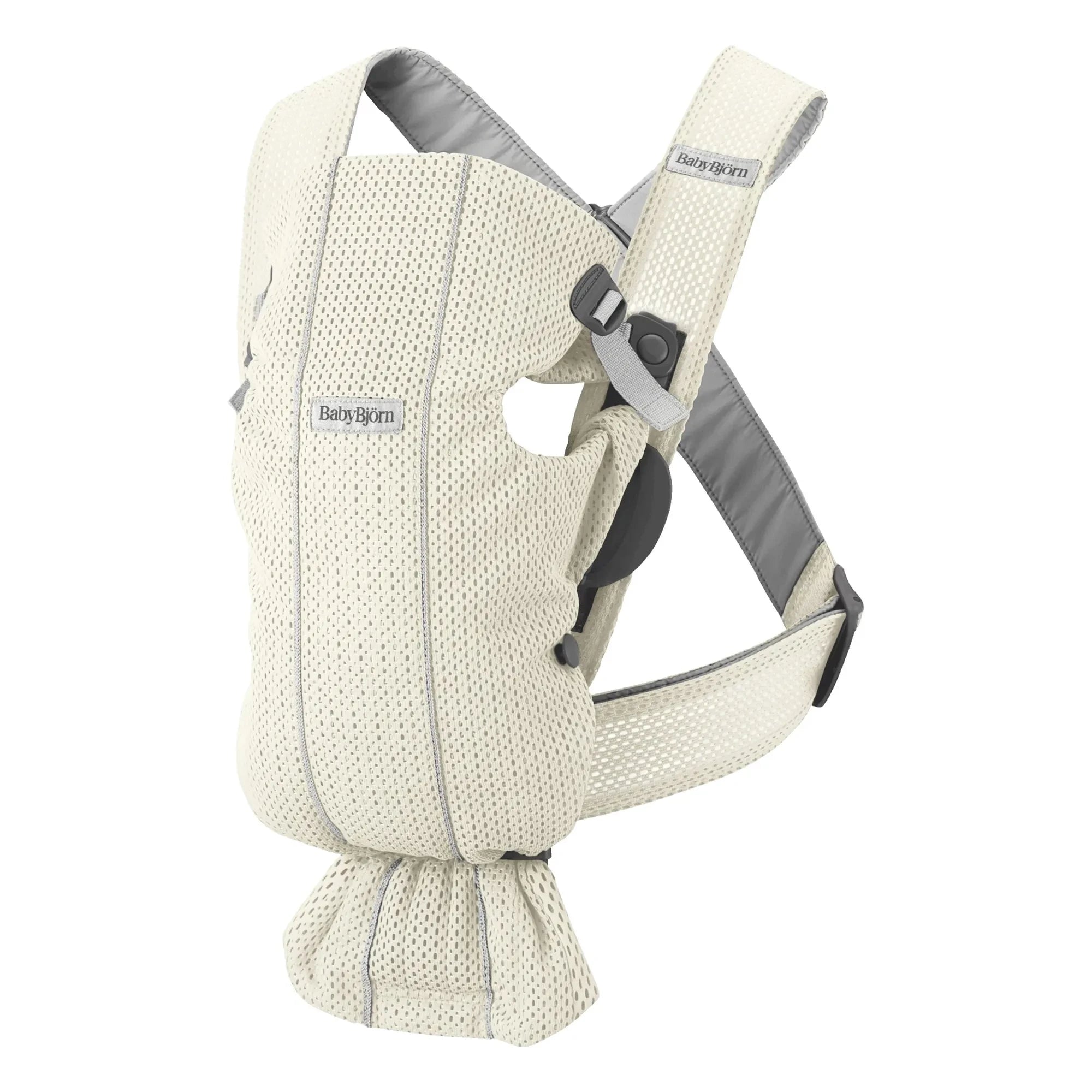 BabyBjörn - Mochila portabebés Mini de malla | Crema