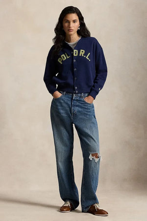 Sudadera de mujer con cremallera de algodón Polo Ralph Lauren