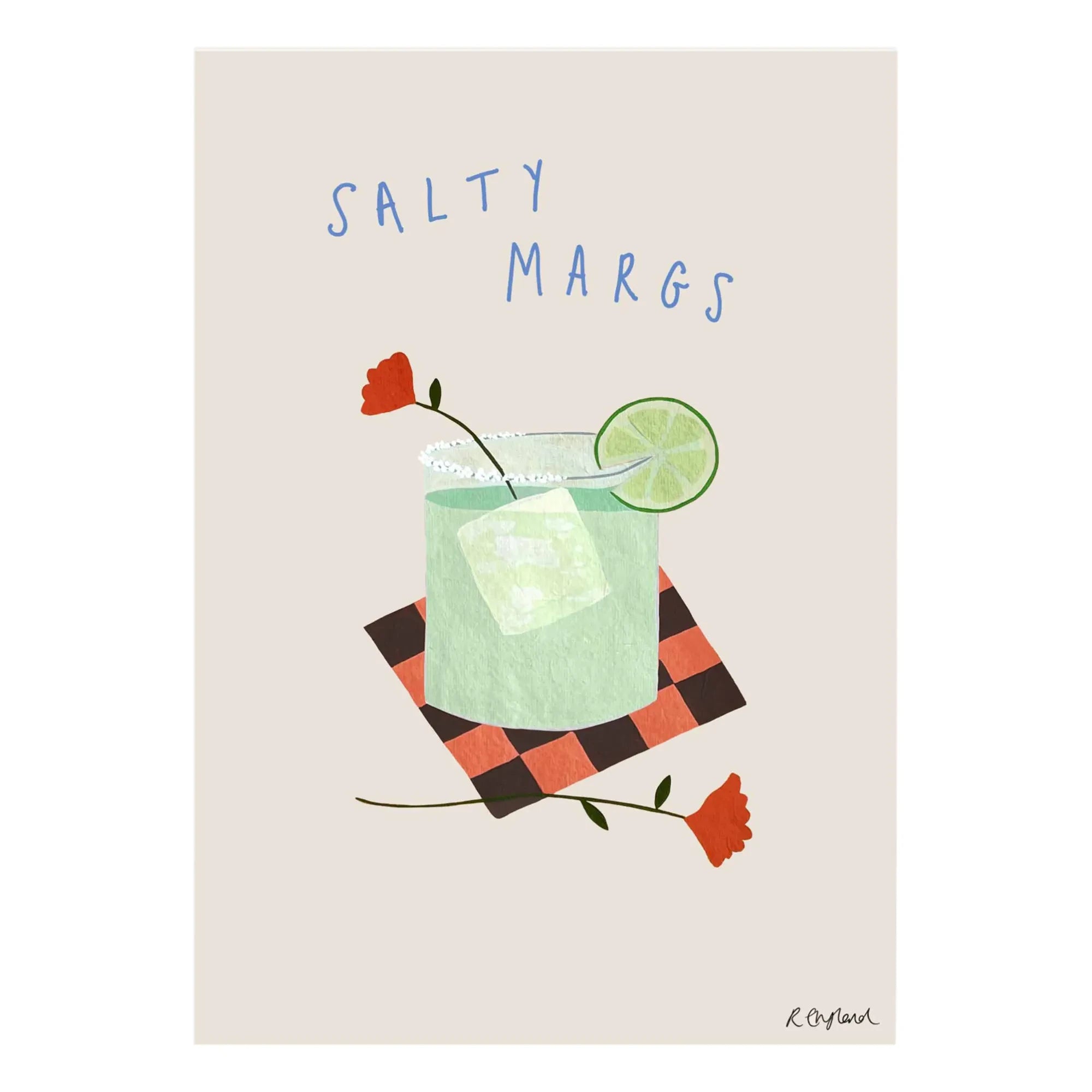 Rose England - Cartel de Margs salados | Toz Pembe