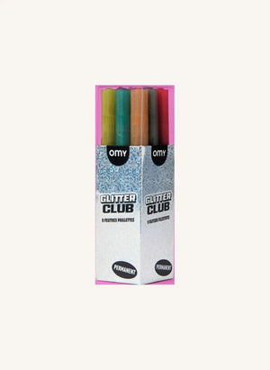 Omy - Marcadores de fieltro con brillo