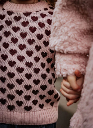 Fliink - Janie Hearts Suéter | Rosa
