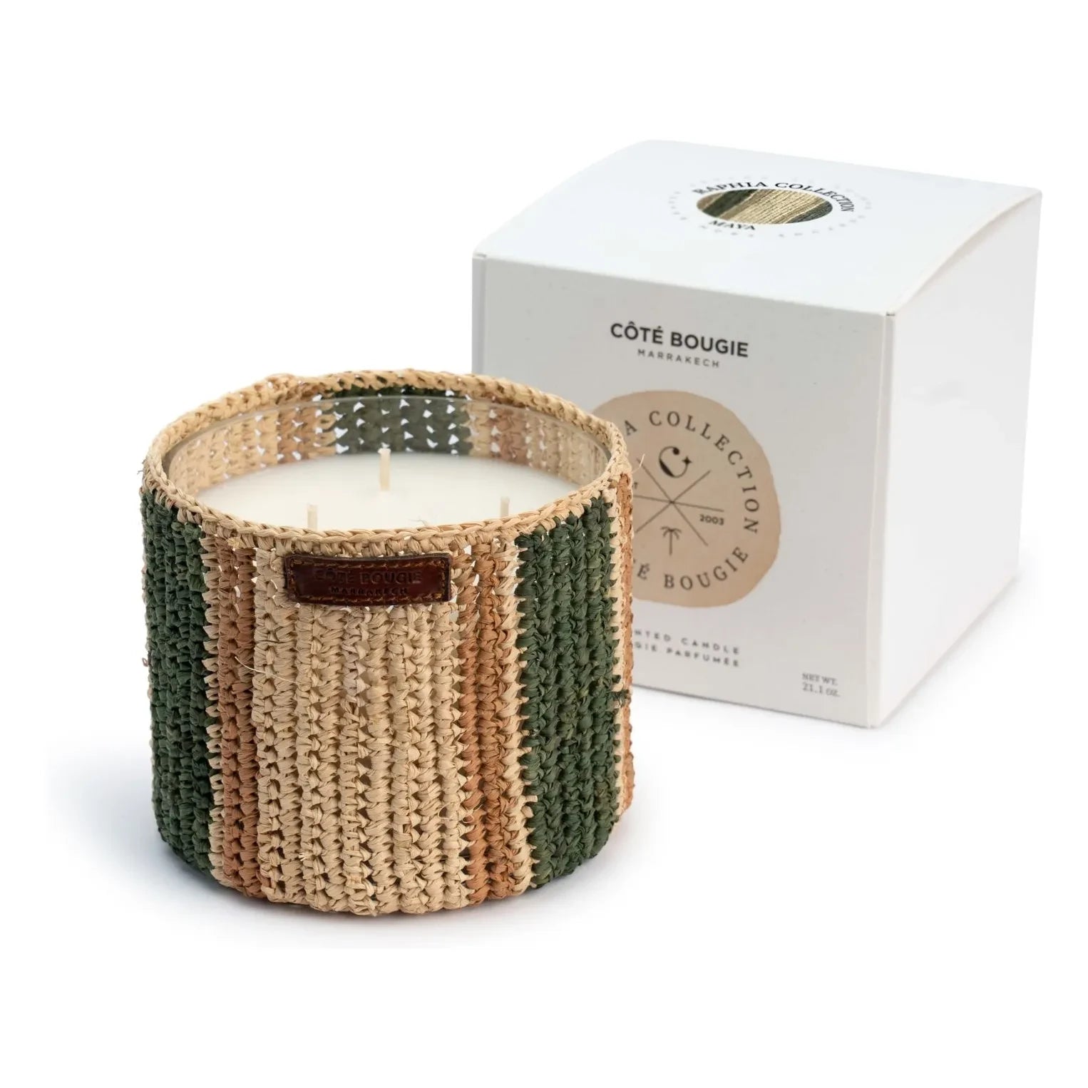 Côté Bougie - Rafia Maya mum - Menta y Té