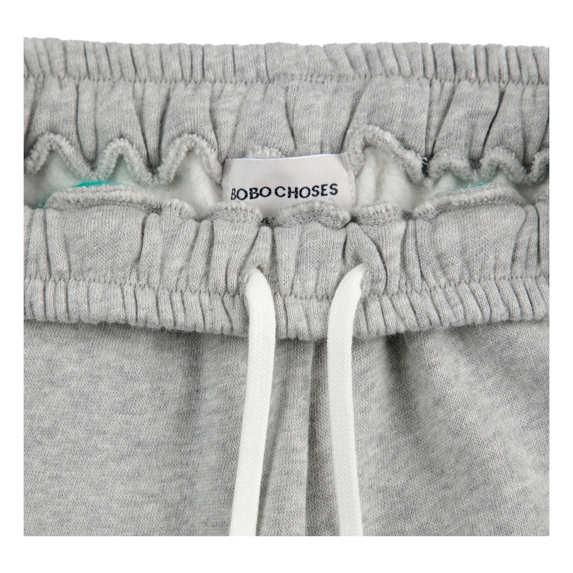 Bobo Choses - Jogger de algodón orgánico con diadema | Gris jaspeado