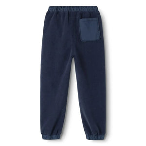 Liewood - Pantalón jogger Wendy de forro polar fabricado con fibras recicladas | Azul marino