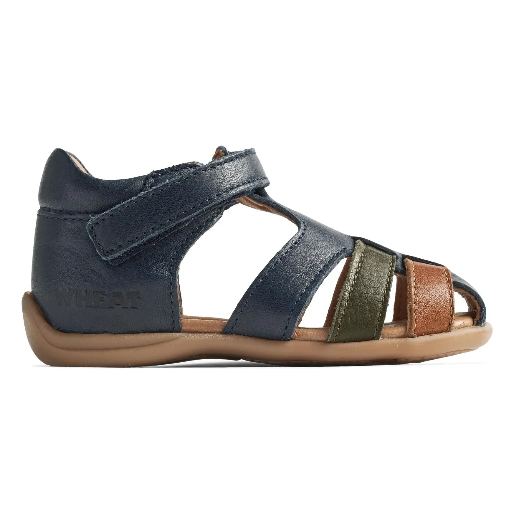 Wheat - Sandalias Robbie Deri | Azul marino