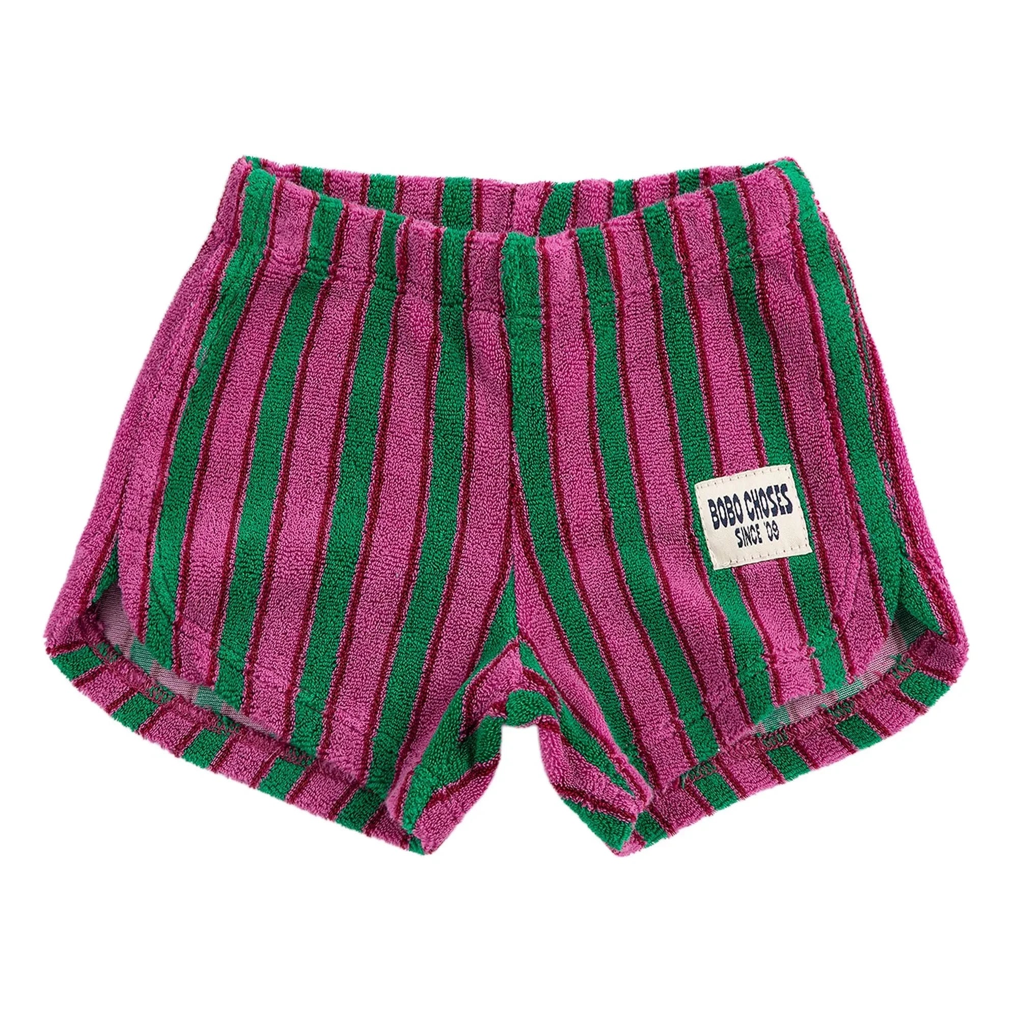 Bobo Choses - Pantalón corto de bebé a rayas | Verde