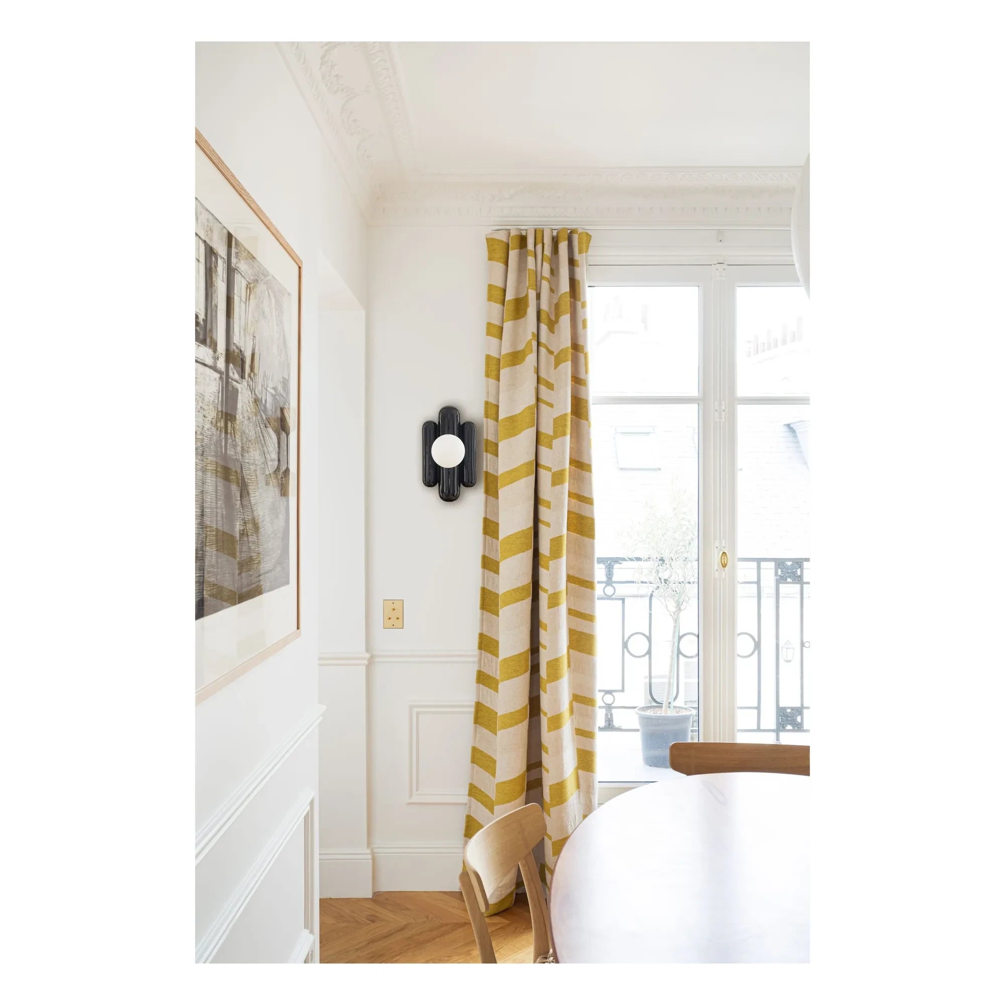 Cosin - Lámpara de pared Madeleine | Negro